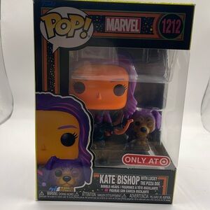 Kate Bishop (with Lucky the Pizza Dog) Funko Pop